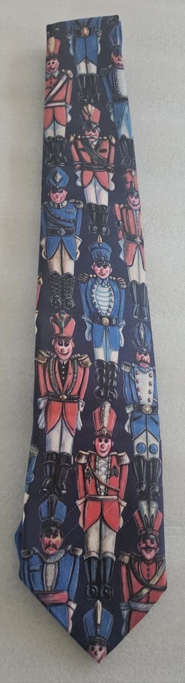VINTAGE Robert Marlin Tie Toy Soldier Fgures Multicolored